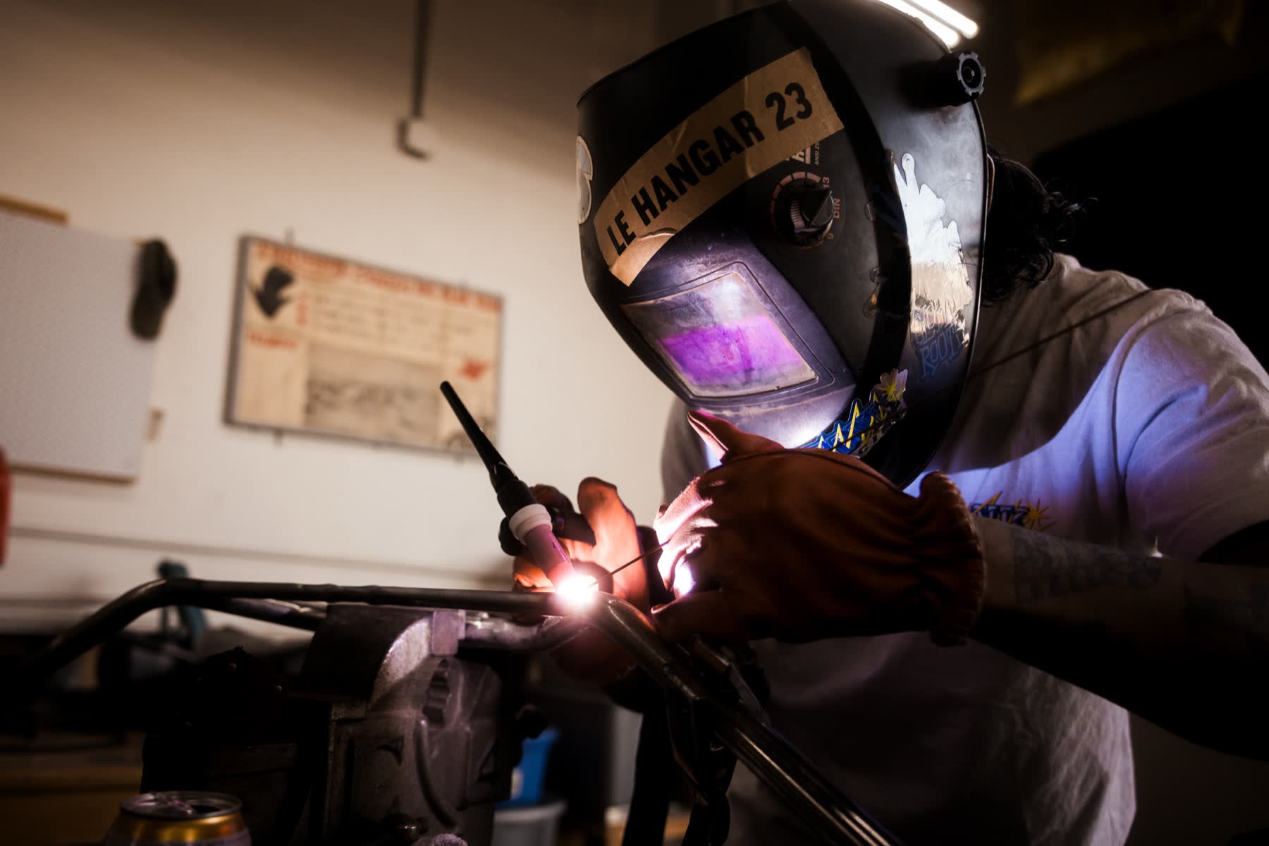 welding · le hangar helmet